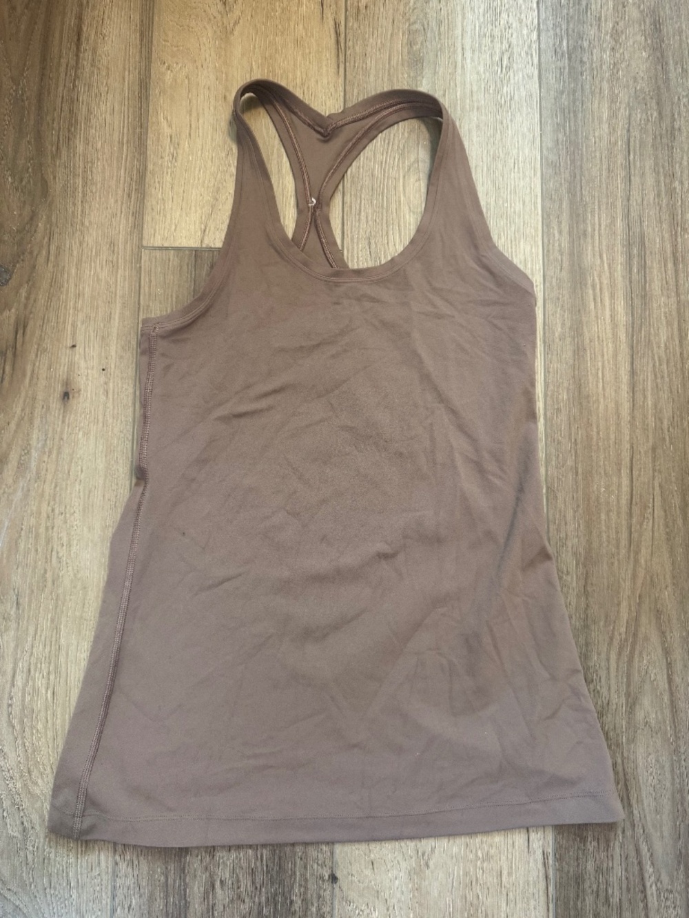 Lululemon nulu racerback tank size 8 light brown
